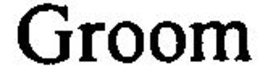 GROOM trademark