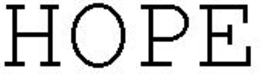 HOPE trademark