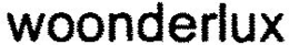 WOONDERLUX trademark