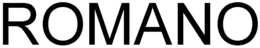 ROMANO trademark