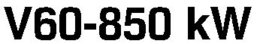 V60-850 KW trademark