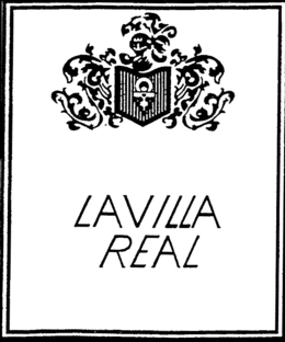 LA VILLA REAL trademark