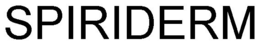 SPIRIDERM trademark