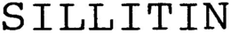 SILLITIN trademark
