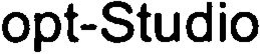 OPT-STUDIO trademark