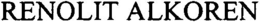 RENOLIT ALKOREN trademark