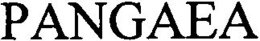 PANGAEA trademark