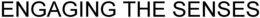 ENGAGING THE SENSES trademark