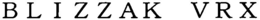 BLIZZAK VRX trademark