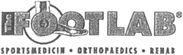 THE FOOTLAB SPORTSMEDICIN · ORTHOPAEDICS · REHAB trademark