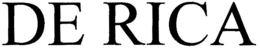 DE RICA trademark