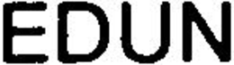 EDUN trademark