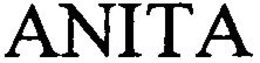 ANITA trademark