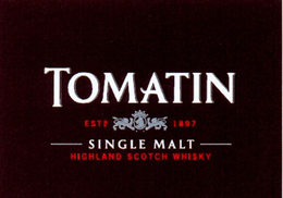 TOMATIN SINGLE MALT HIGHLAND SCOTCH WHISKY EST 1897 trademark