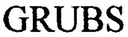 GRUBS trademark