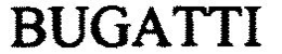 BUGATTI trademark