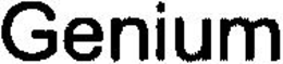 GENIUM trademark