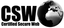 CSW CERTIFIED SECURE WEB trademark