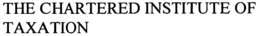 THE CHARTERED INSTITUTE OF TAXATION trademark