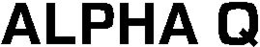 ALPHA Q trademark