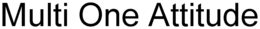 MULTI ONE ATTITUDE trademark
