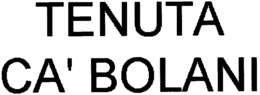 TENUTA CA' BOLANI trademark