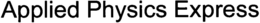 APPLIED PHYSICS EXPRESS trademark