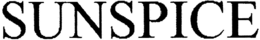 SUNSPICE trademark