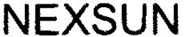NEXSUN trademark