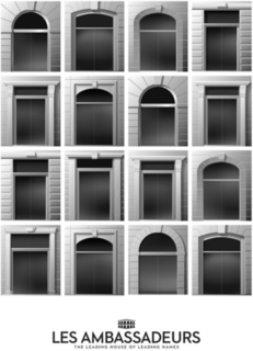 LES AMBASSADEURS THE LEADING HOUSE OF LEADING NAMES trademark