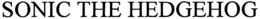 SONIC THE HEDGEHOG trademark