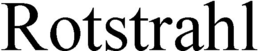 ROTSTRAHL trademark