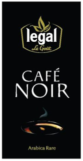 LEGAL LE GOÛT CAFÉ NOIR ARABICA RARE trademark