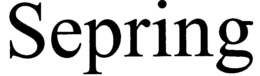 SEPRING trademark