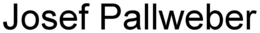 JOSEF PALLWEBER trademark