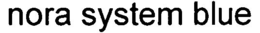 NORA SYSTEM BLUE trademark