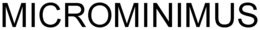 MICROMINIMUS trademark