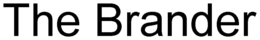 THE BRANDER trademark