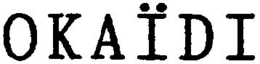 OKAÏDI trademark