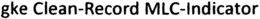 GKE CLEAN-RECORD MLC-INDICATOR trademark