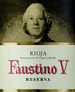 FAUSTINO V RESERVA RIOJA DENOMINACION DE ORIGEN CALIFICADA trademark