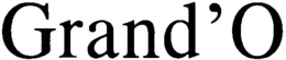 GRAND'O trademark