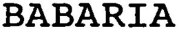 BABARIA trademark