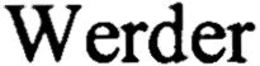 WERDER trademark