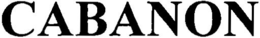 CABANON trademark
