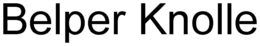 BELPER KNOLLE trademark