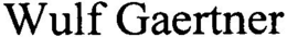 WULF GAERTNER trademark