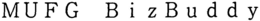 MUFG BIZBUDDY trademark