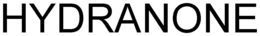 HYDRANONE trademark