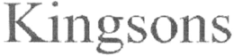 KINGSONS trademark